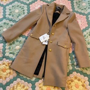 Zara Italian wool trench coat